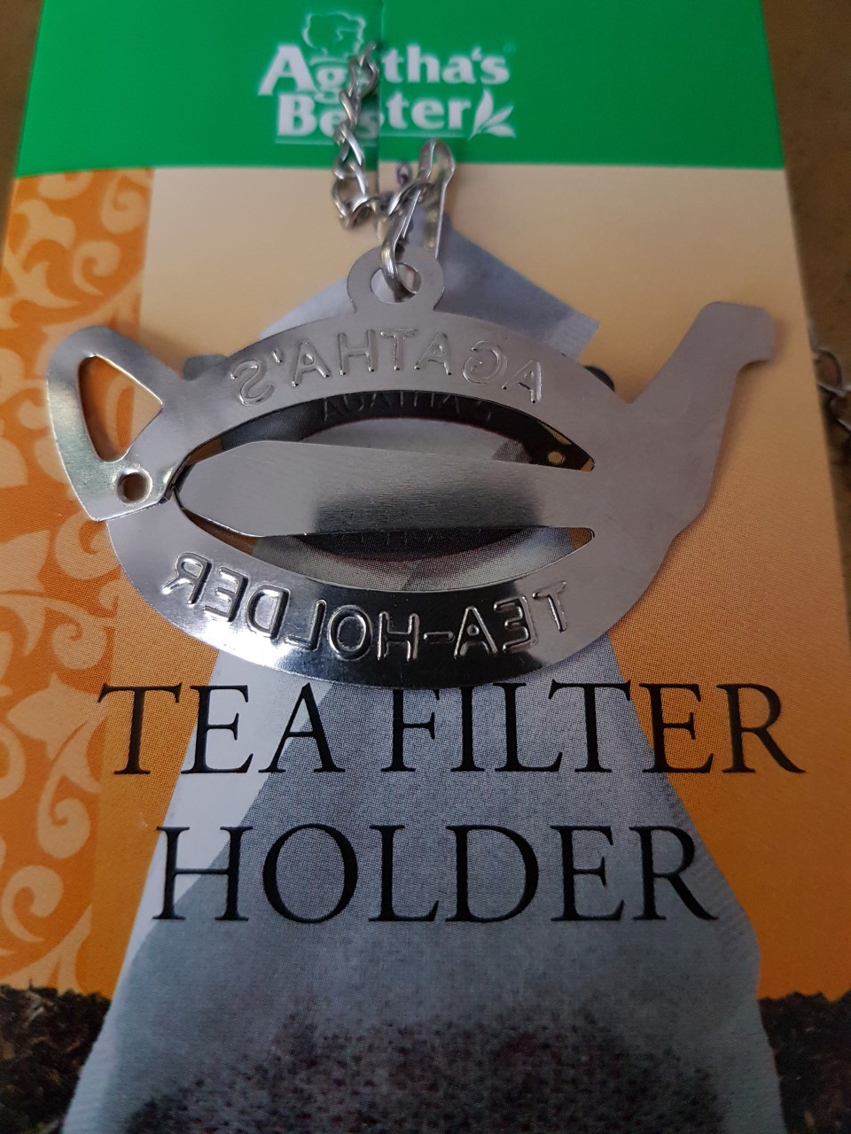 Teefilter Halter Spange
