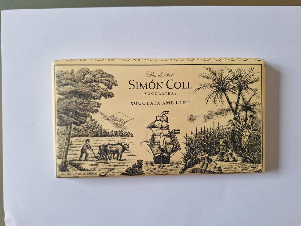 Simón Coll Nostalgietafel Vollmilch 32% 200g