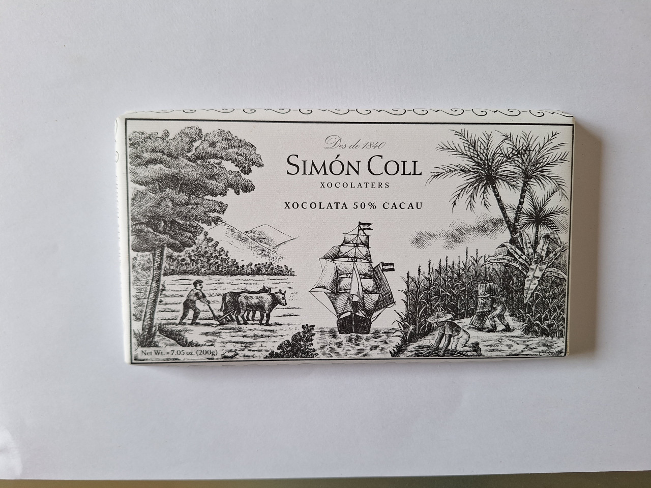 Simón Coll Nostalgietafel Zartbitter 50% 200g