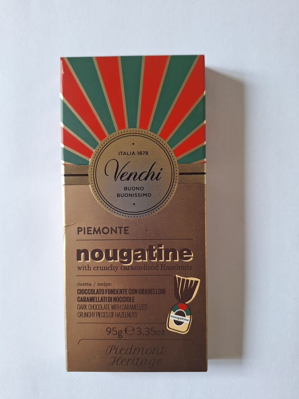 Venchi Nougatine Schokoladentafel